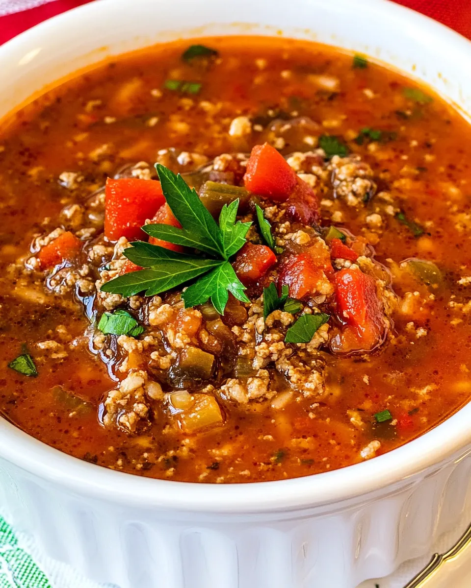 Stuffed Pepper Soup