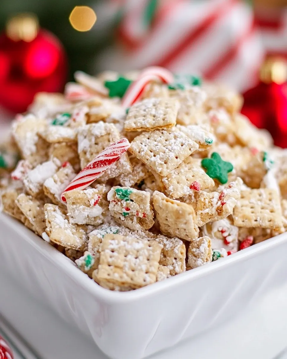 Sugar Cookie Christmas Chex Mix