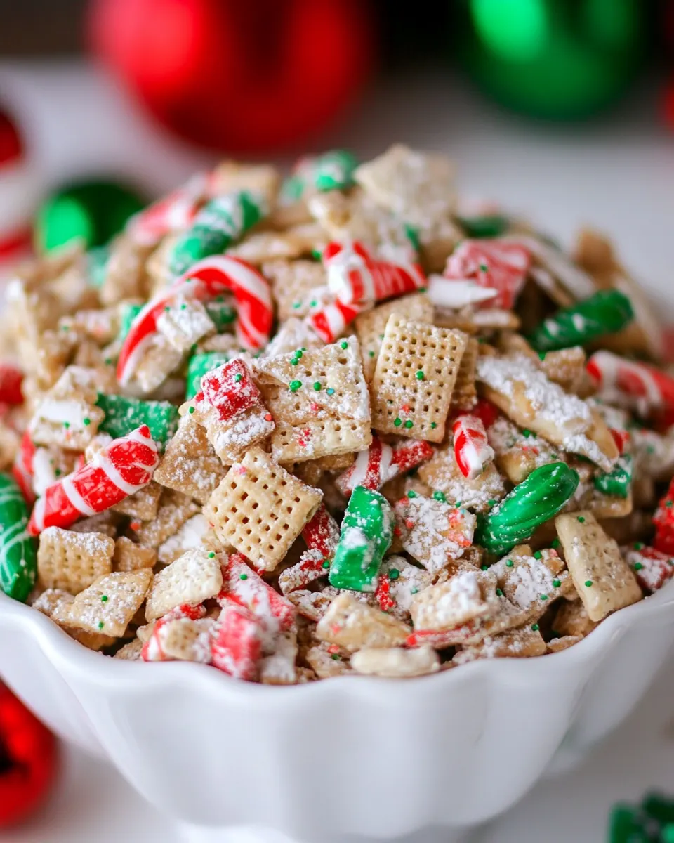 Sugar Cookie Christmas Chex Mix