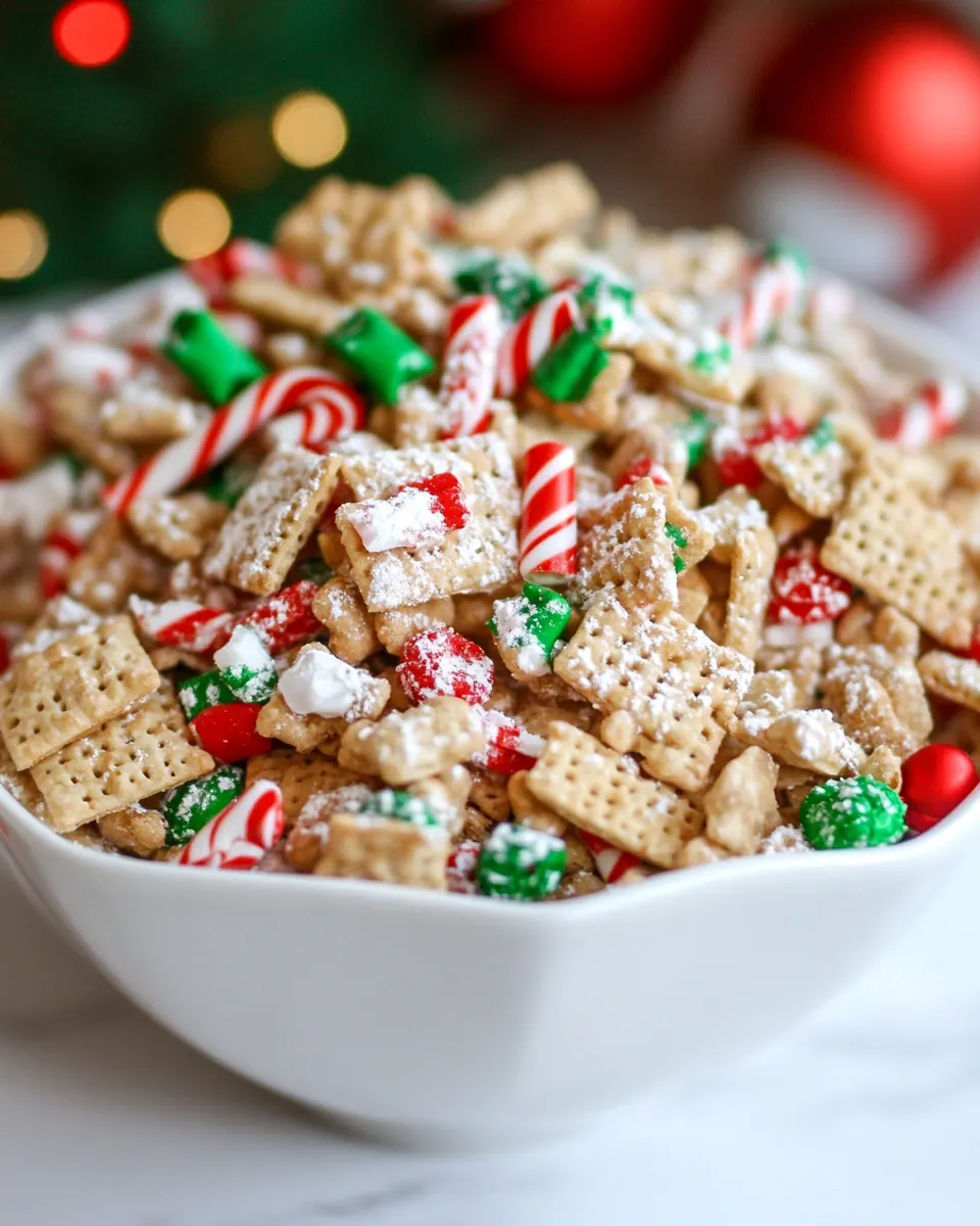 Sugar Cookie Christmas Chex Mix
