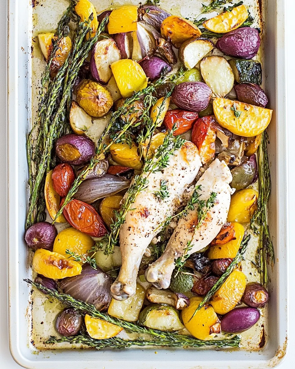 Summer Chicken Sheet Pan Dinner