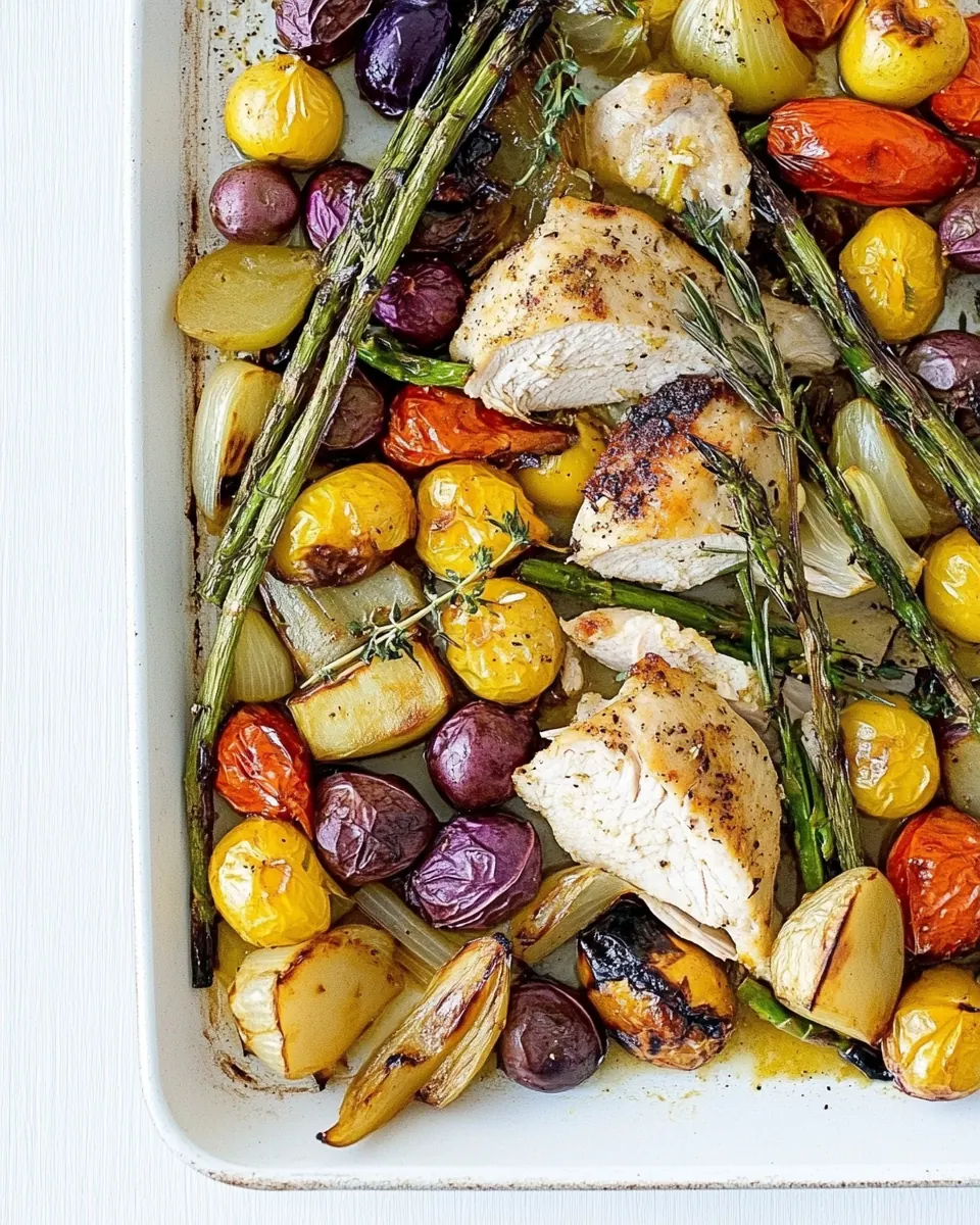 Summer Chicken Sheet Pan Dinner