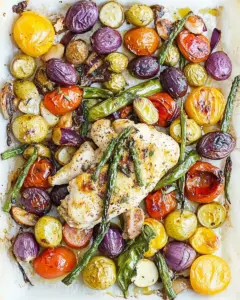 Summer Chicken Sheet Pan Dinner