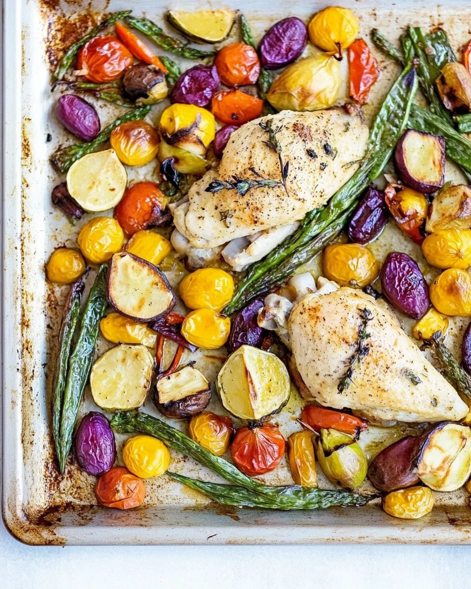 Summer Chicken Sheet Pan Dinner