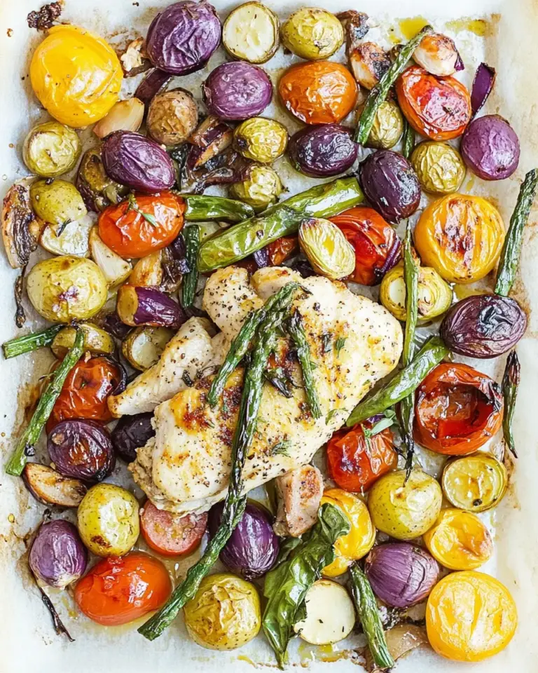 Summer Chicken Sheet Pan Dinner