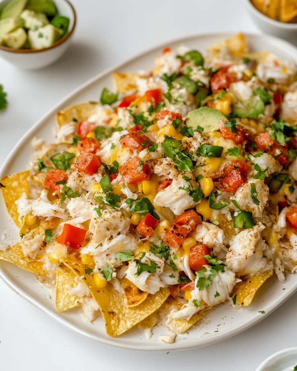 Summer Crab Nachos