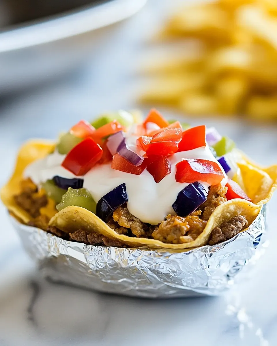 Super Easy Walking Tacos