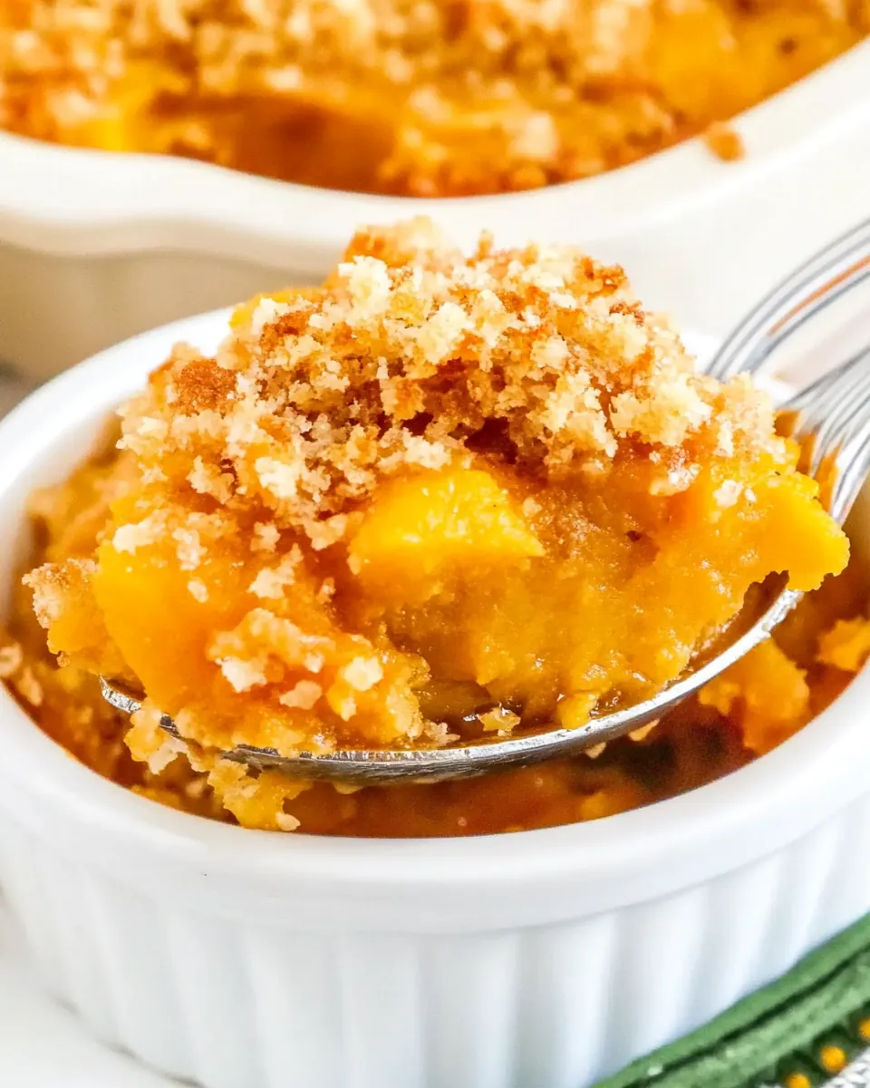 Sweet Butternut Squash Casserole