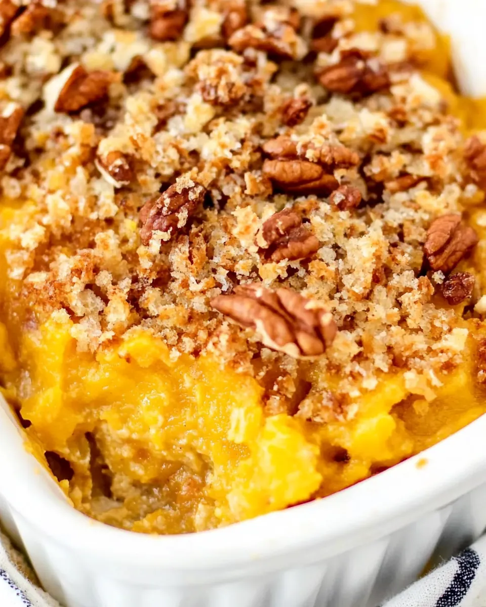 Sweet Butternut Squash Casserole