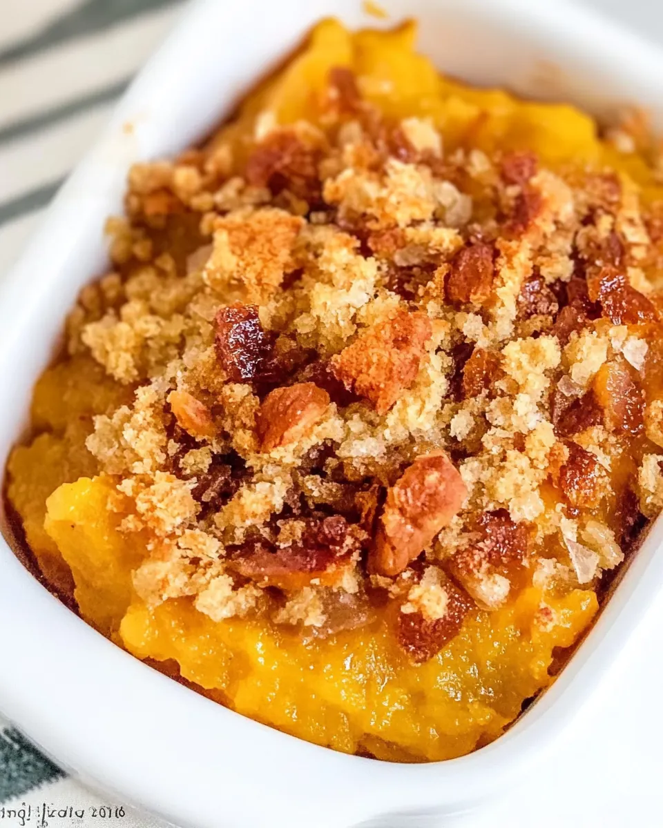 Sweet Butternut Squash Casserole