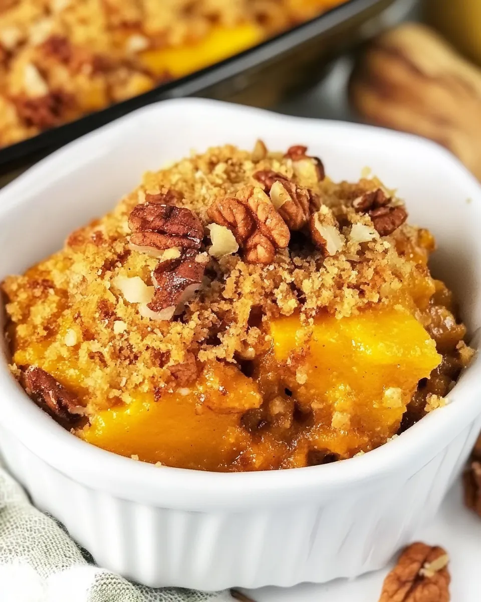 Sweet Butternut Squash Casserole