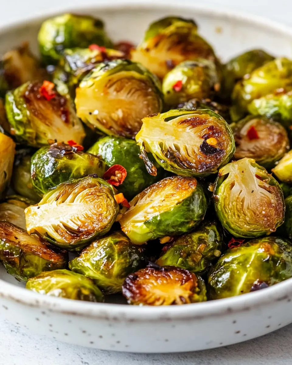 Sweet Chili Brussels Sprouts