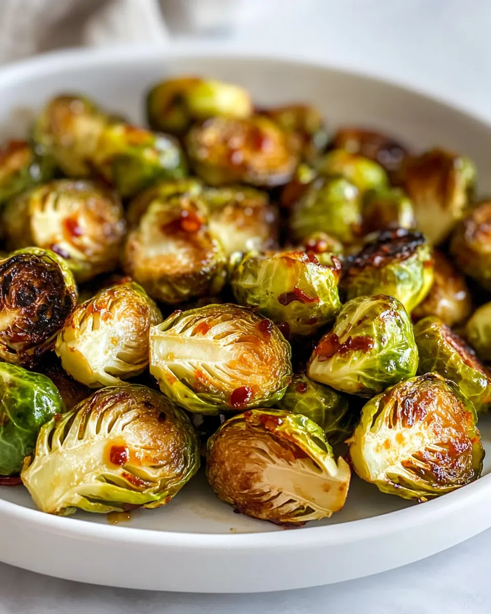 Sweet Chili Brussels Sprouts