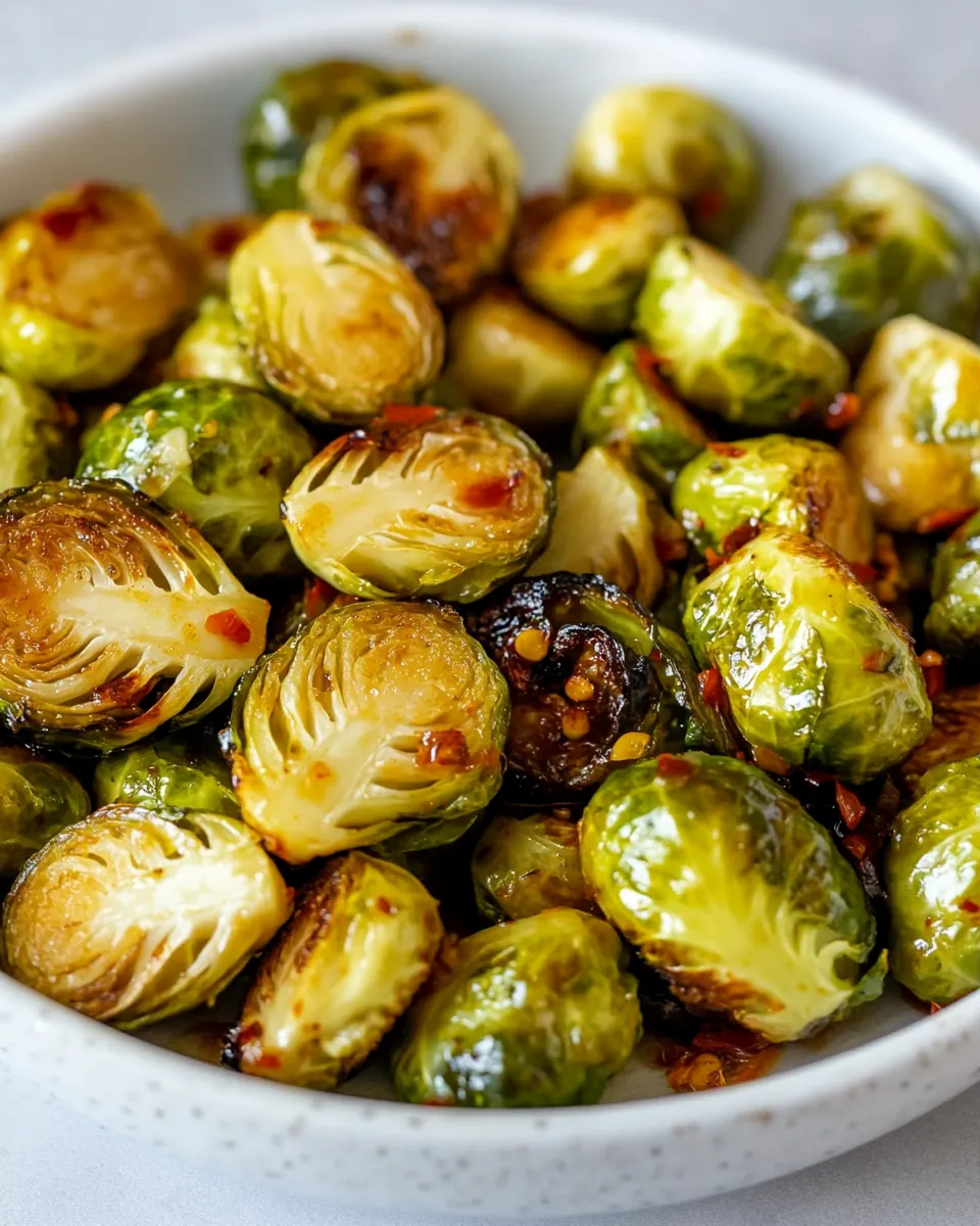 Sweet Chili Brussels Sprouts