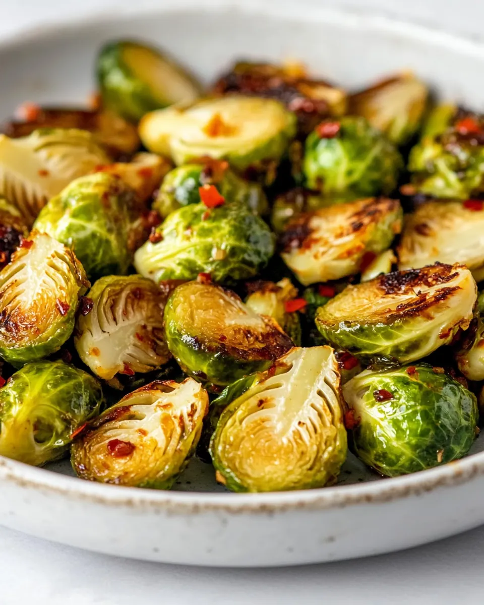 Sweet Chili Brussels Sprouts