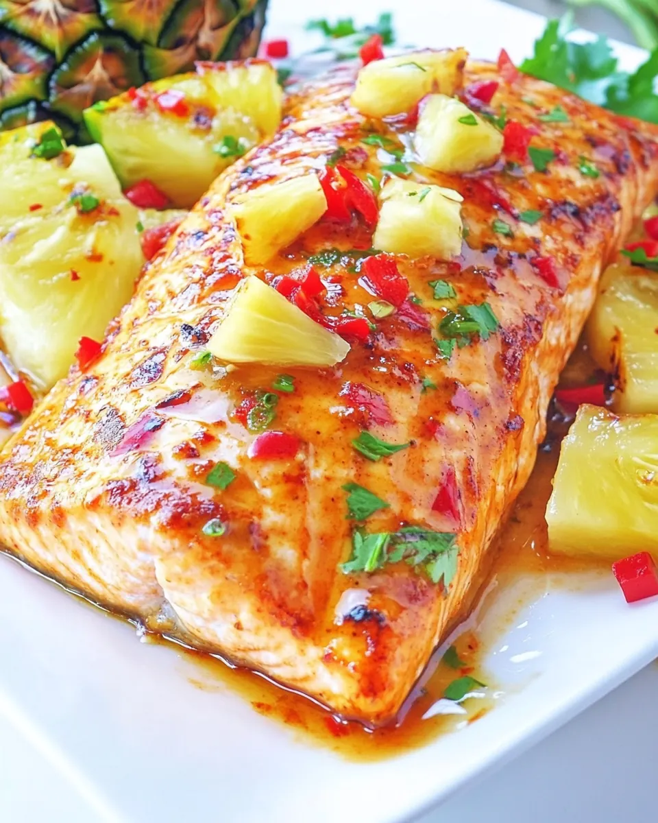 Sweet Chili Pineapple Salmon