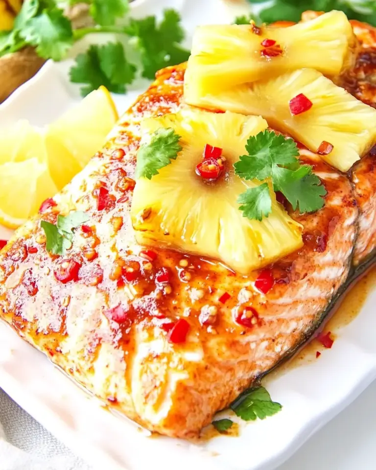 Sweet Chili Pineapple Salmon