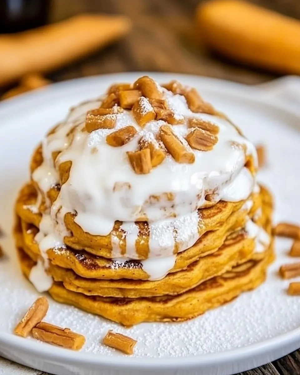 Sweet Potato Pancakes with Marshmallow Sauce