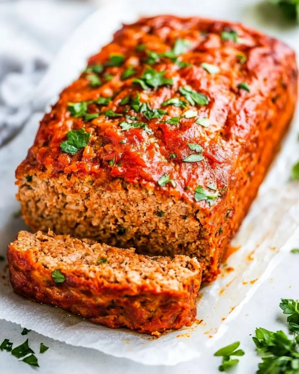 Sweet Potato Turkey Meatloaf