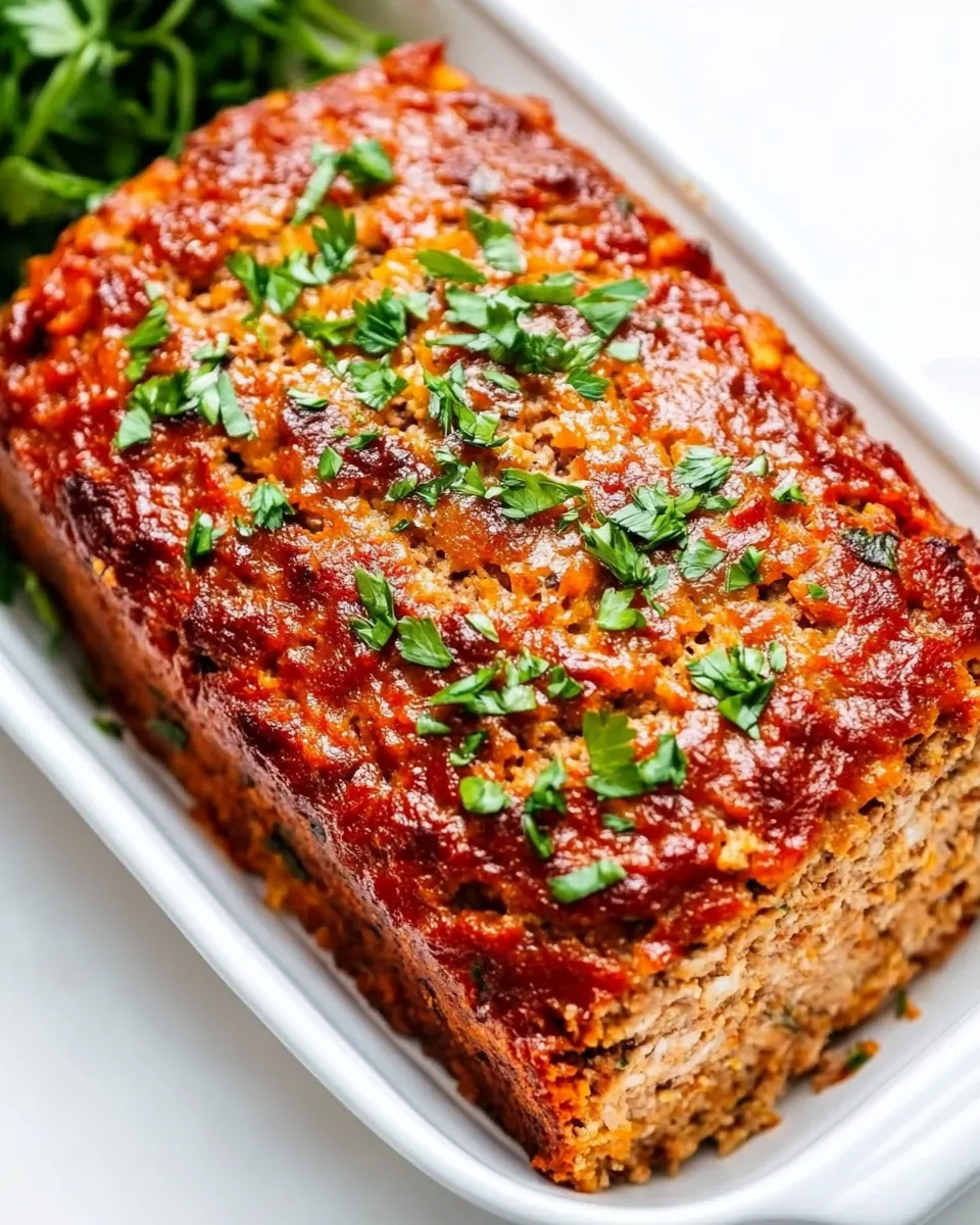 Sweet Potato Turkey Meatloaf
