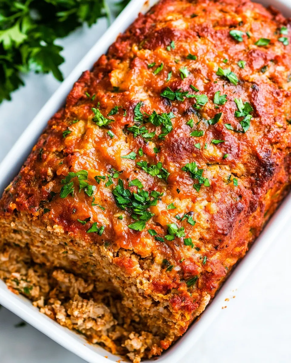 Sweet Potato Turkey Meatloaf