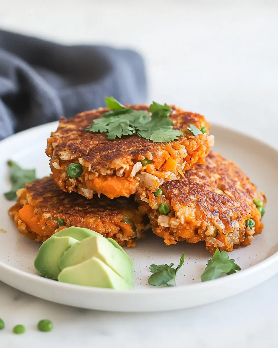 Sweet Potato and Parsnip Fritters