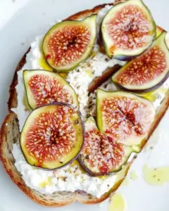 Sweet Ricotta and Fig Toast