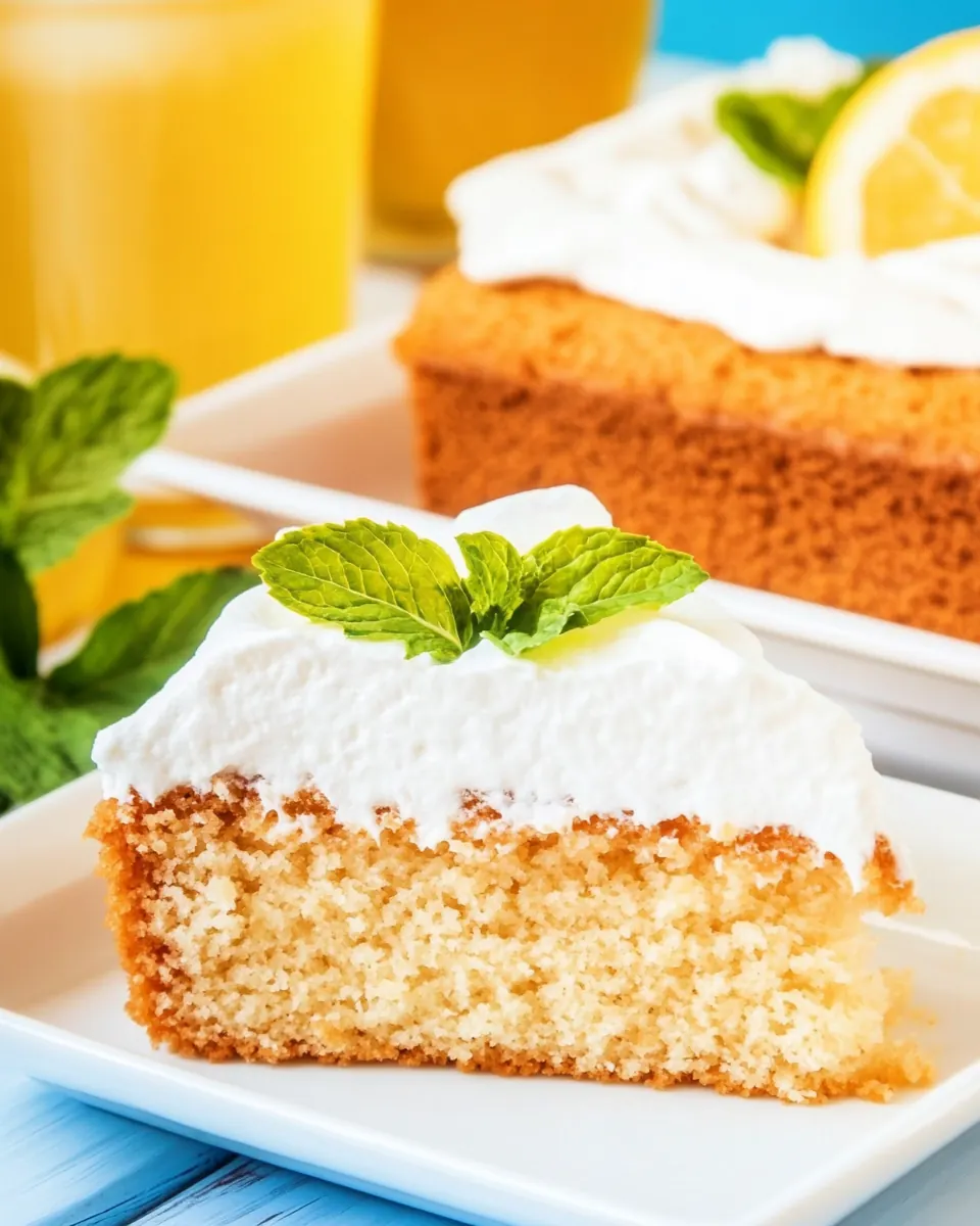 Sweet Tea and Lemonade Cake