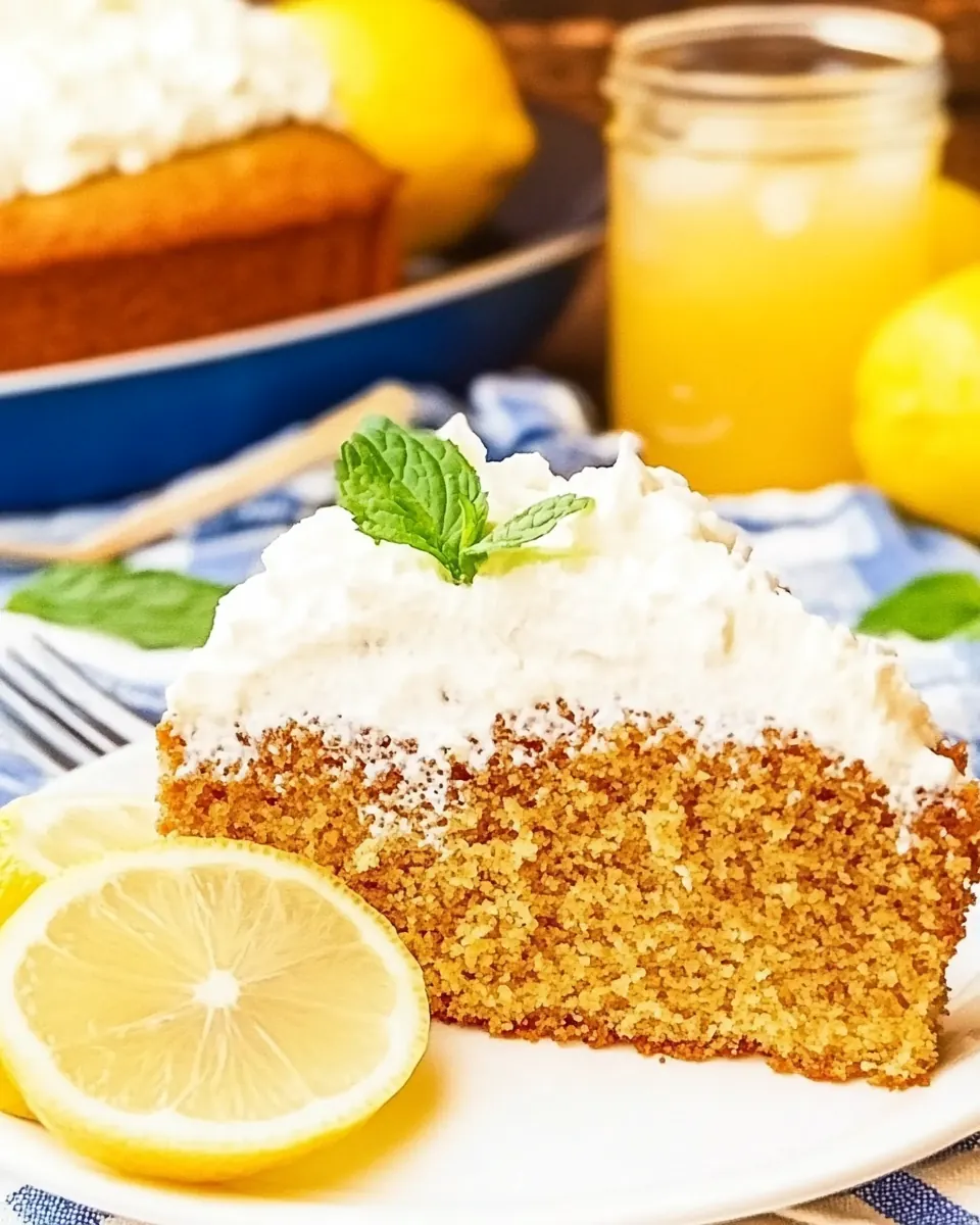 Sweet Tea and Lemonade Cake