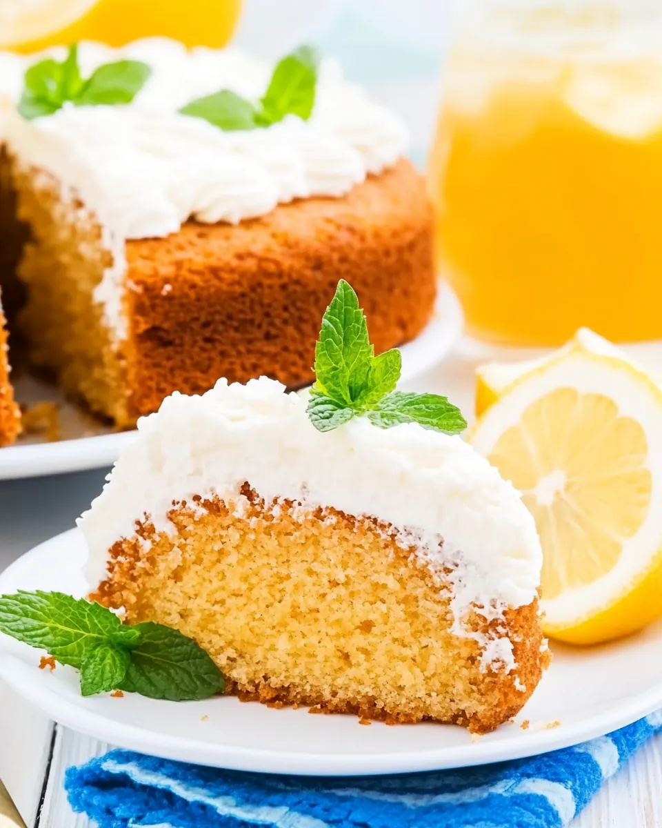 Sweet Tea and Lemonade Cake