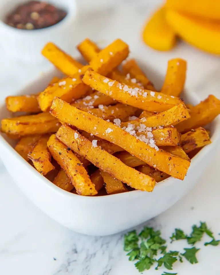 Sweet and Salty Butternut Squash Fries