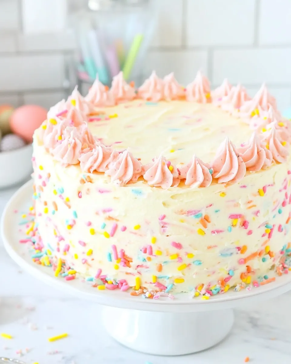Swirled Easter Cake