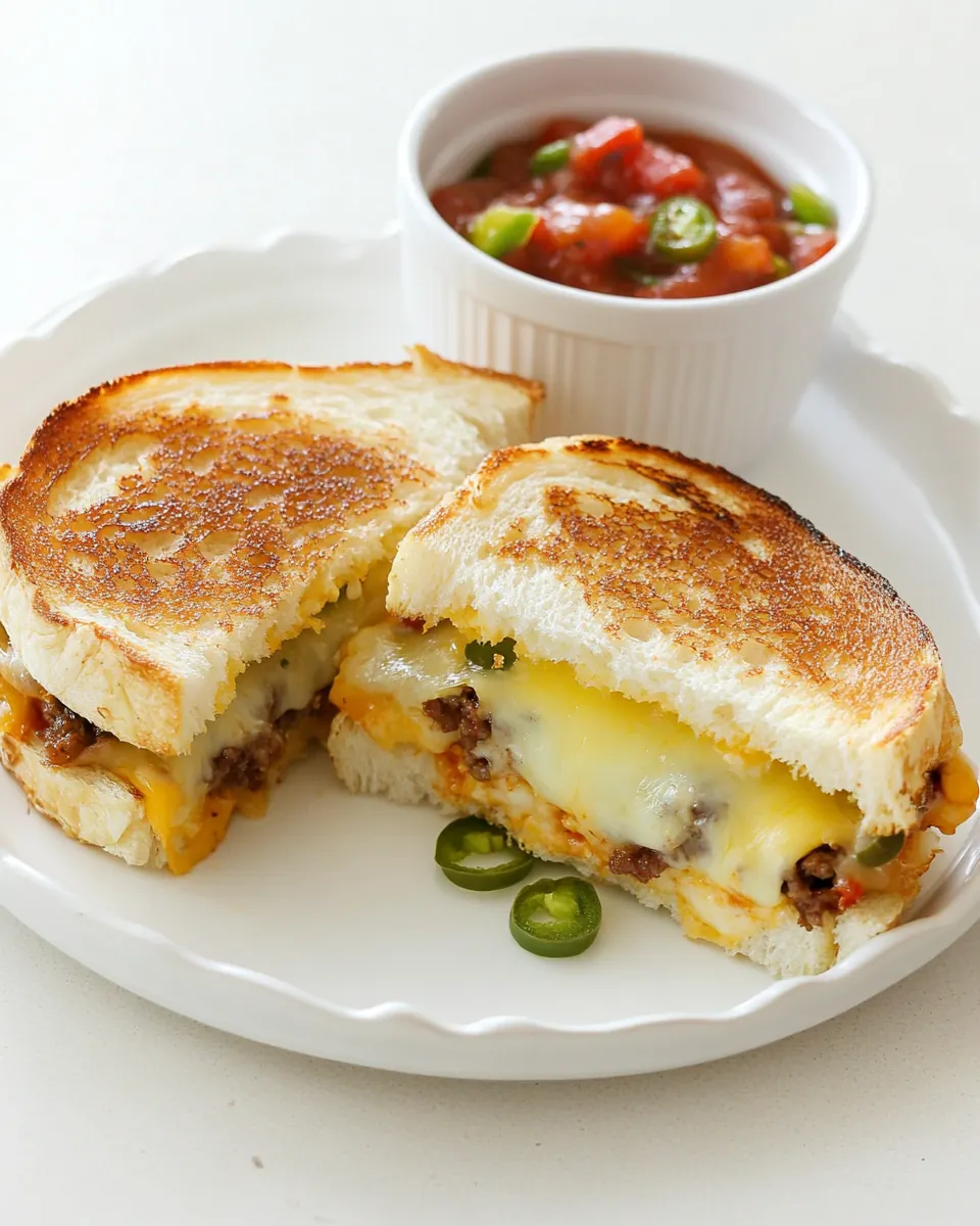 Taco Grilled Cheese Sandwich