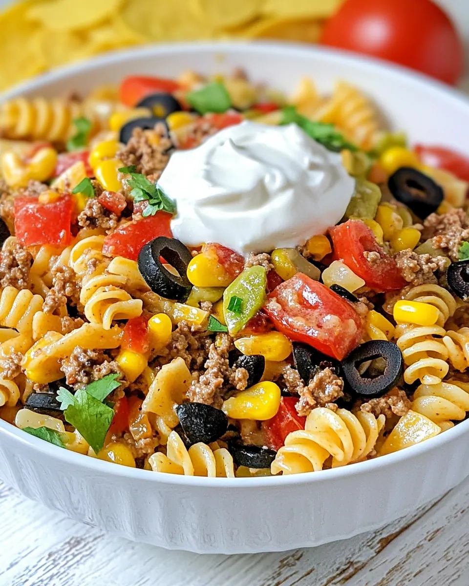 Taco Pasta Salad