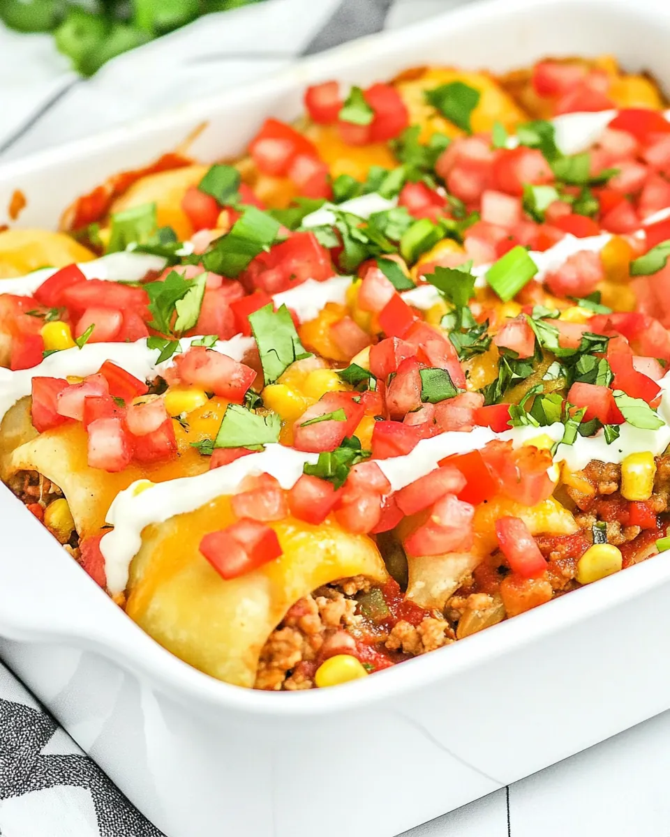 Taco Pierogi Casserole