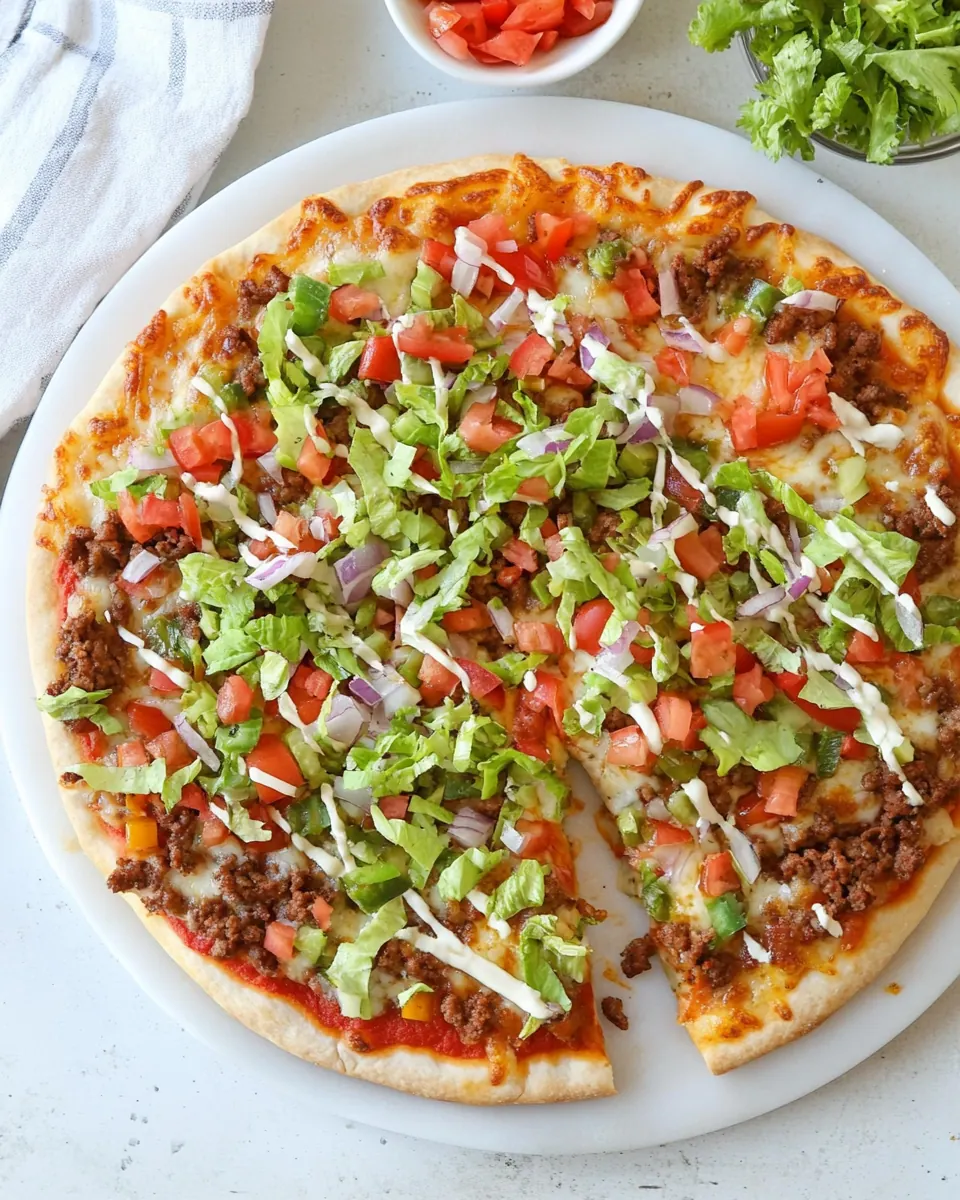 Taco Pizza