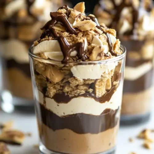 Tagalong Peanut Butter Parfaits