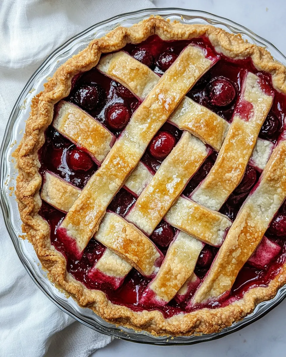 Tart Cherry Pie