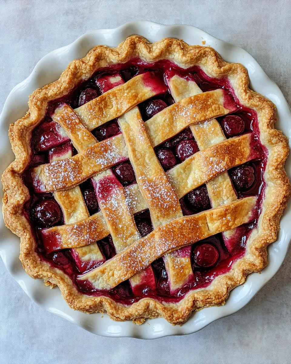 Tart Cherry Pie