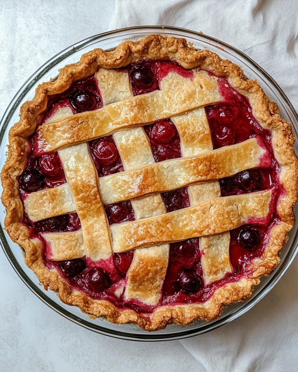 Tart Cherry Pie