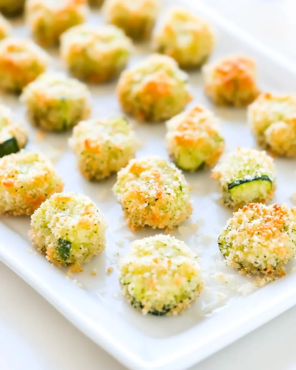 Tater Less Parmesan Zucchini Tots