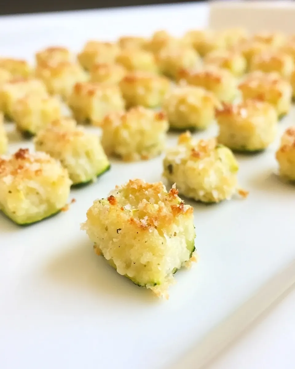 Tater Less Parmesan Zucchini Tots
