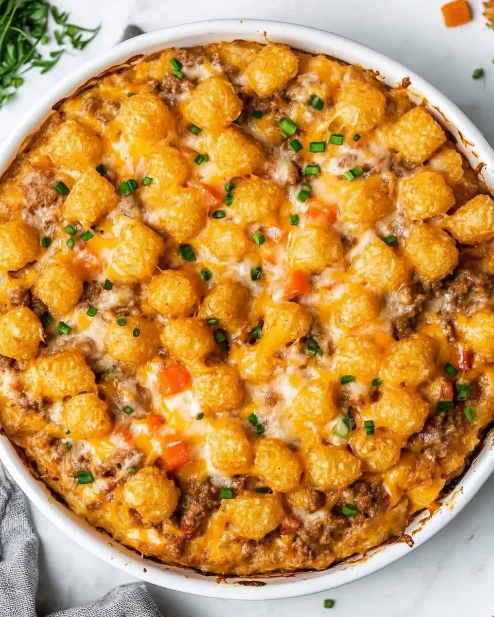 Tater Tot Hotdish