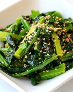 Tatsoi Salad with Sesame Ginger Dressing