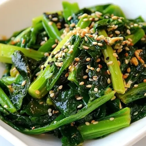Tatsoi Salad with Sesame Ginger Dressing