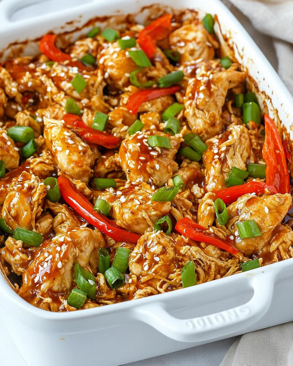 Teriyaki Chicken Casserole