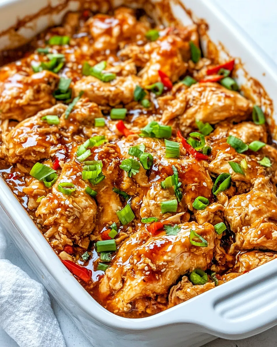 Teriyaki Chicken Casserole