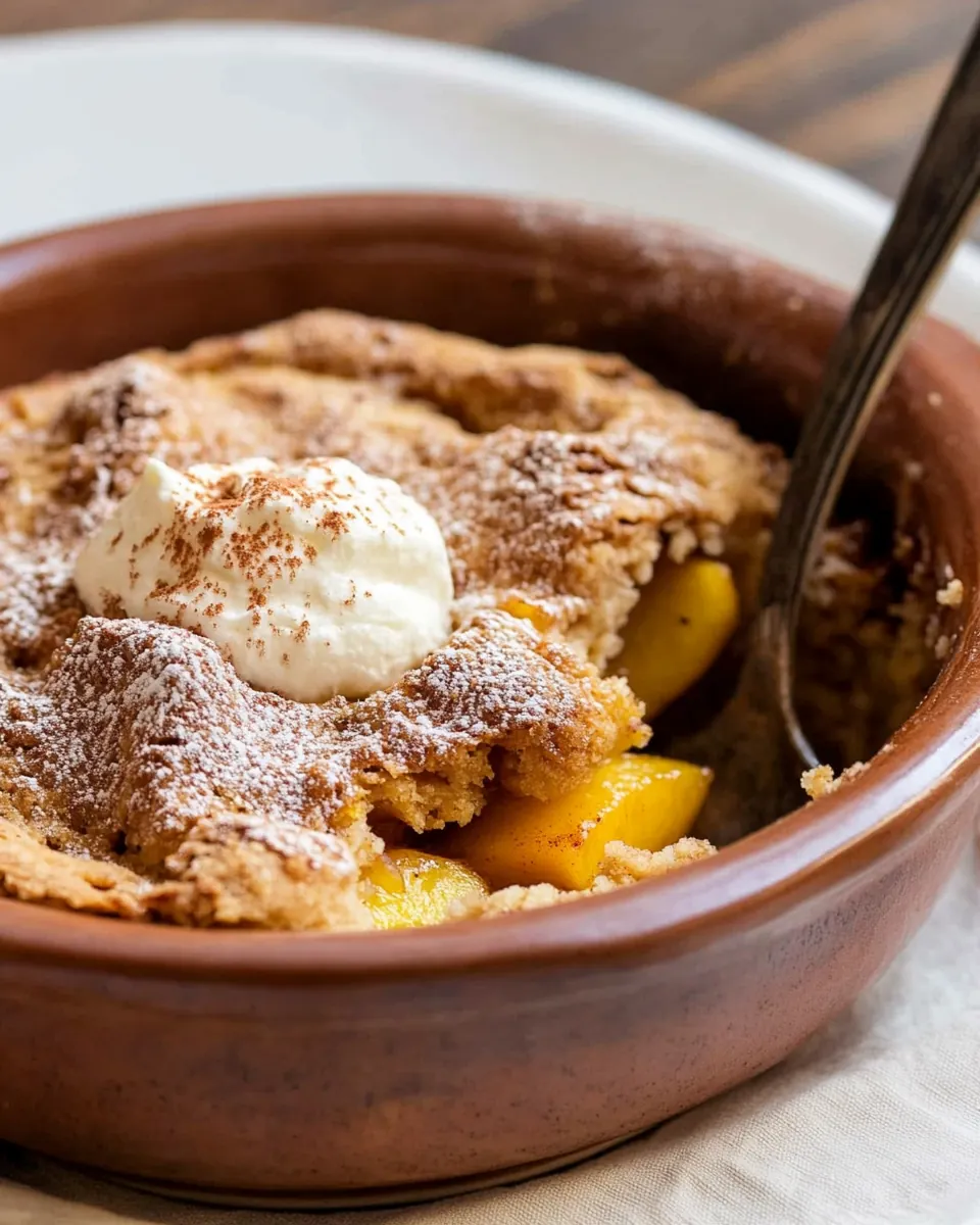 Texas Peach Cobbler