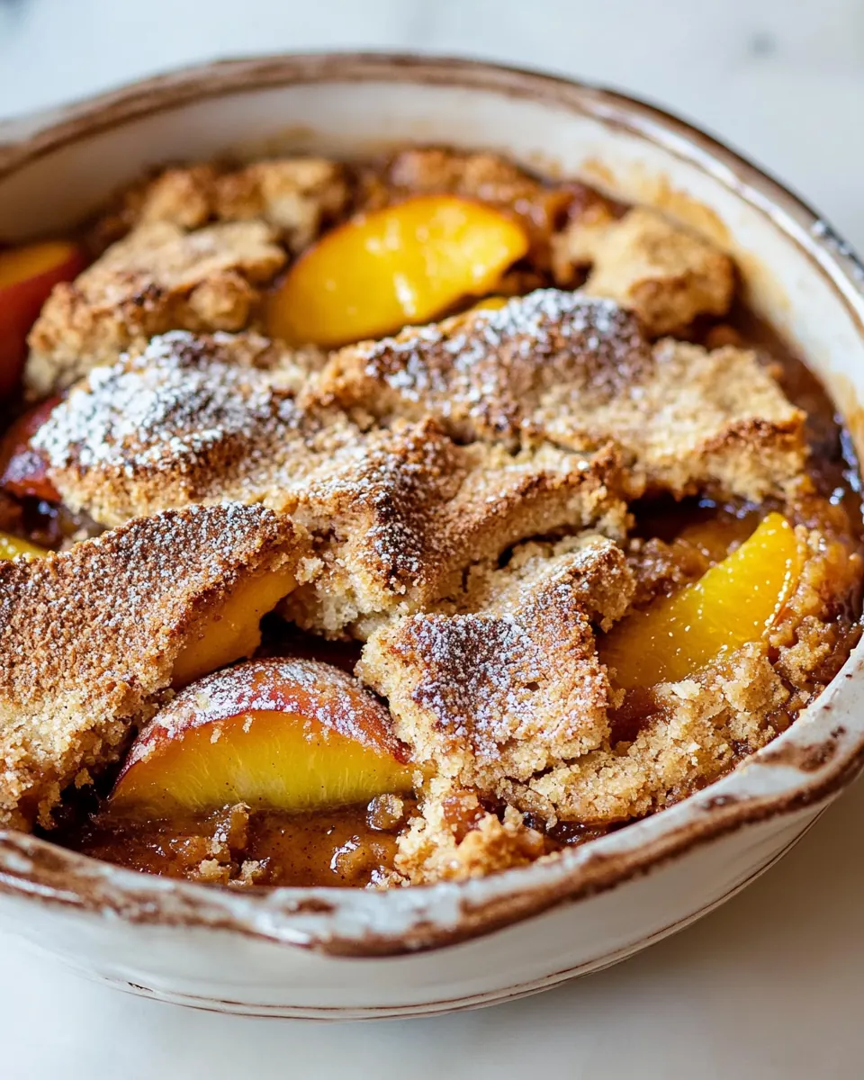 Texas Peach Cobbler