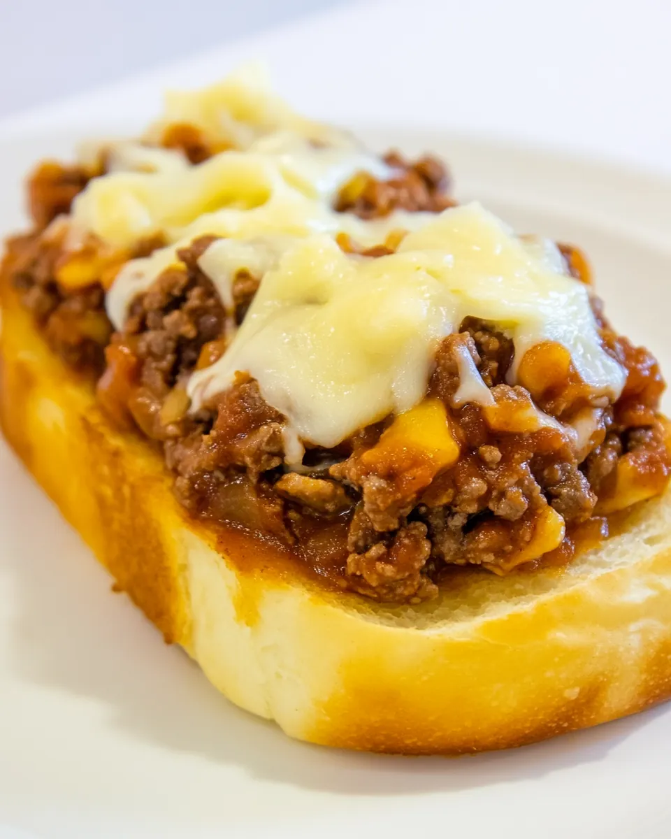 Texas Toast Sloppy Joes